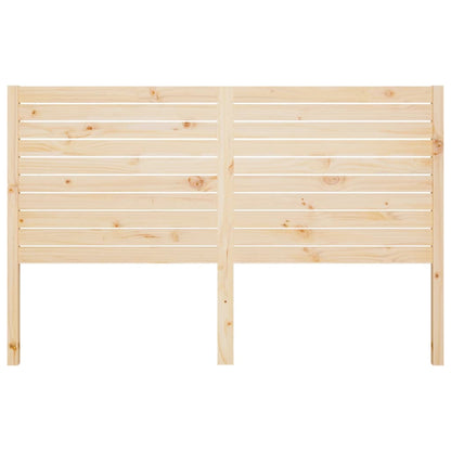 Bed Headboard 206x4x100 cm Solid Wood Pine