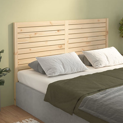 Bed Headboard 206x4x100 cm Solid Wood Pine