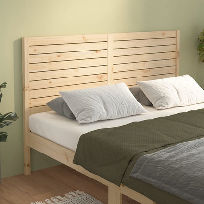 Bed Headboard 206x4x100 cm Solid Wood Pine