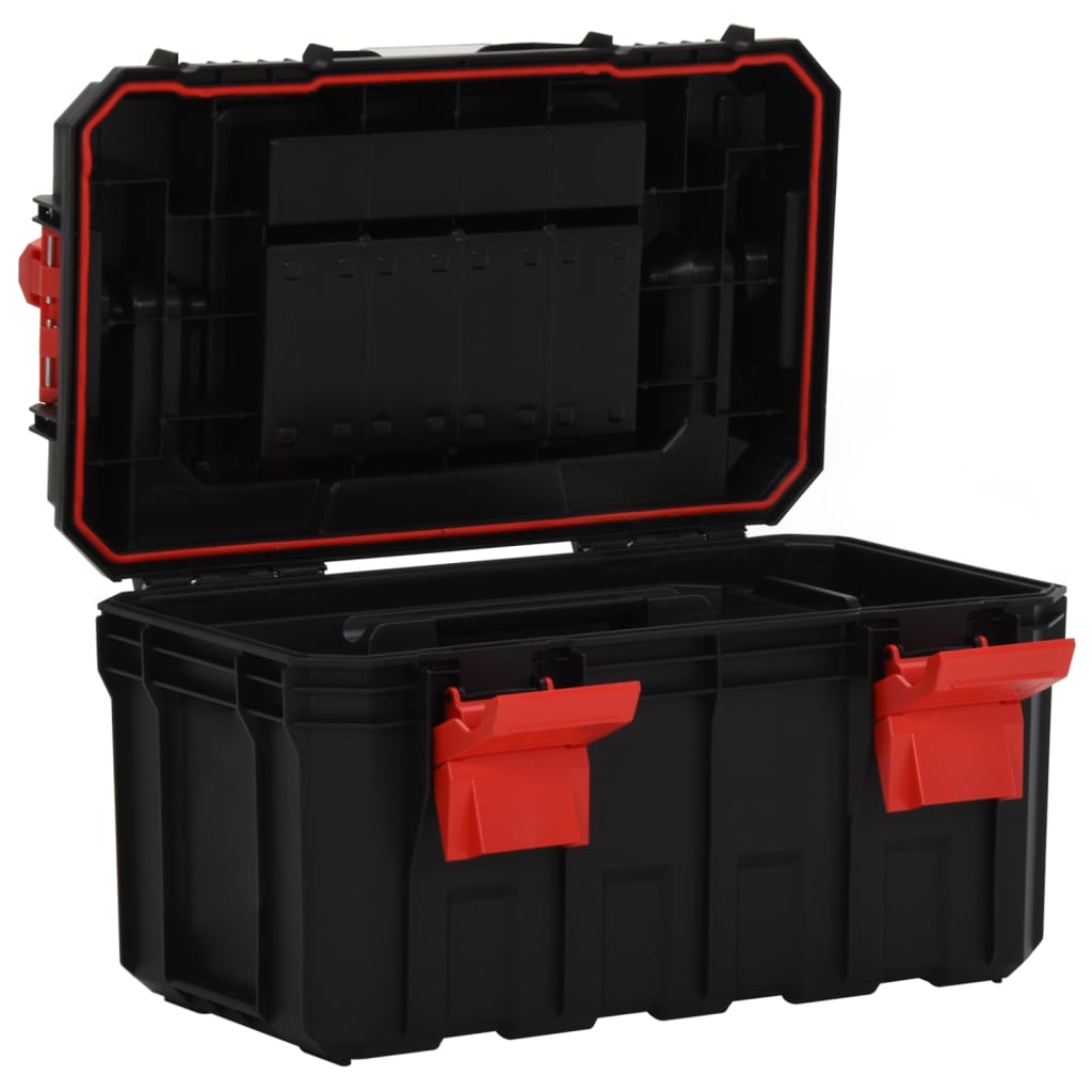 Tool Box Black and Red 45x28x26.5 cm