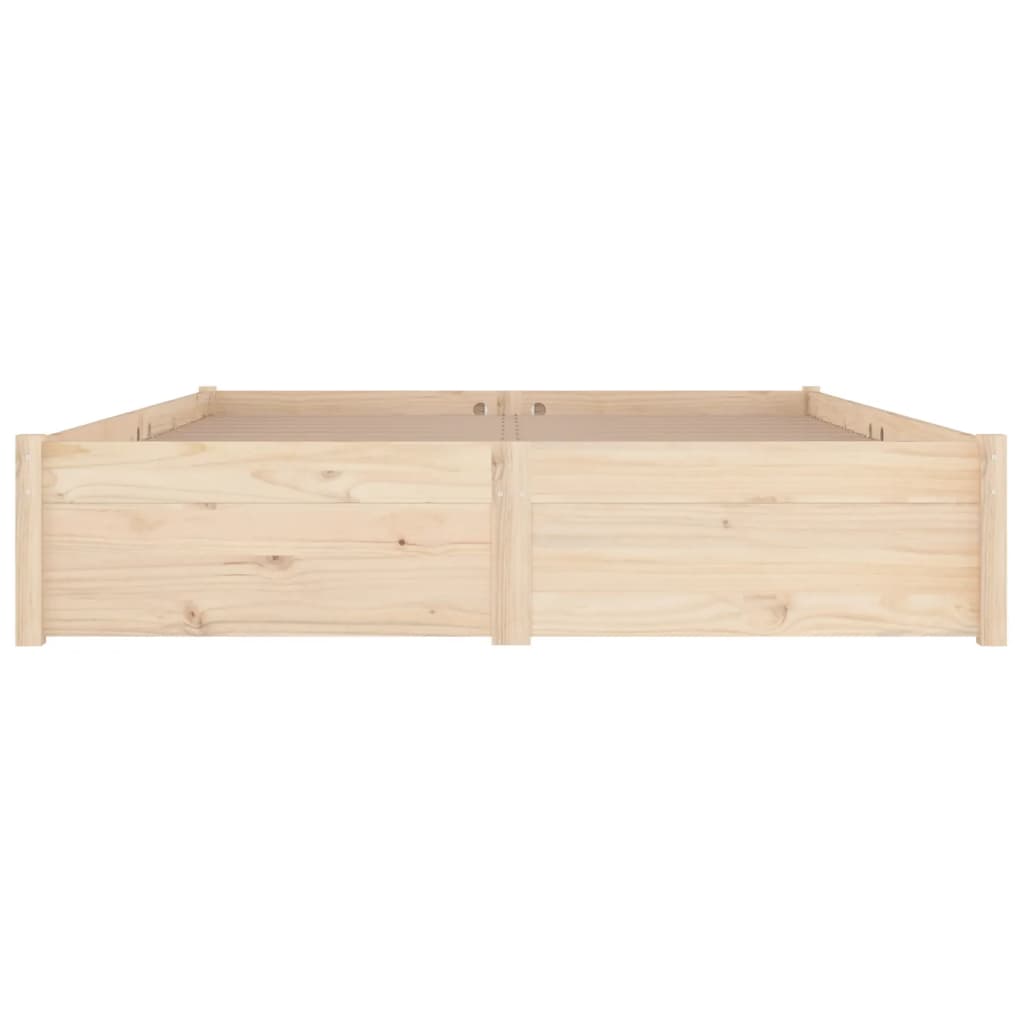 Bed Frame without Mattress with Drawers King Size