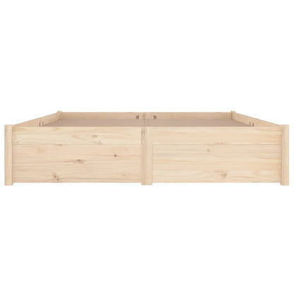 Bed Frame without Mattress with Drawers King Size