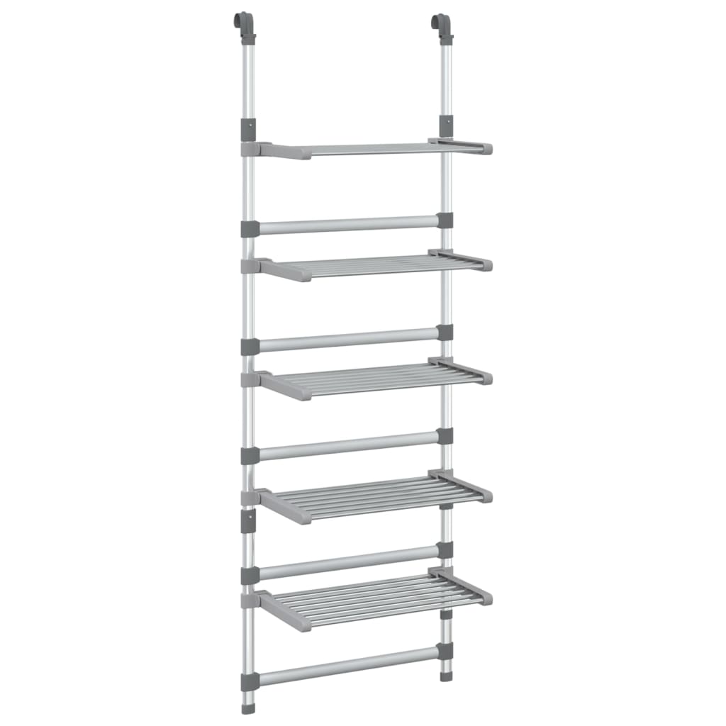 5-Tier Hanging Laundry Drying Rack Aluminium