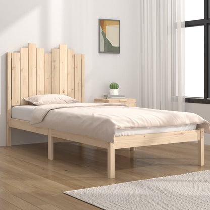 Bed Frame Solid Wood Pine 75x190 cm Small Single