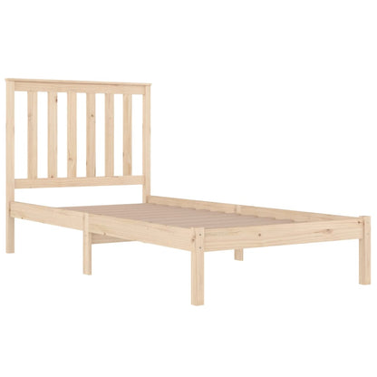 Bed Frame without Mattress Solid Wood Small Single