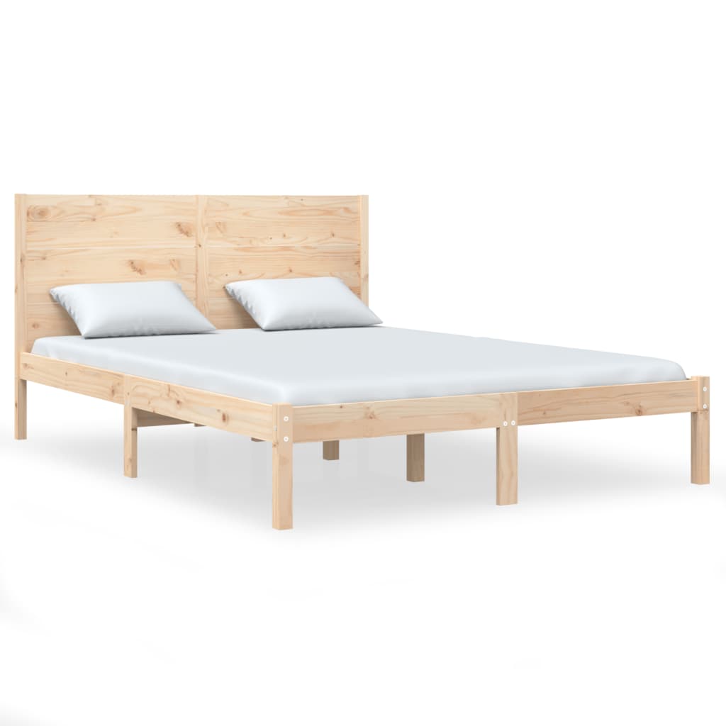 Bed Frame Solid Wood Pine 120x200 cm