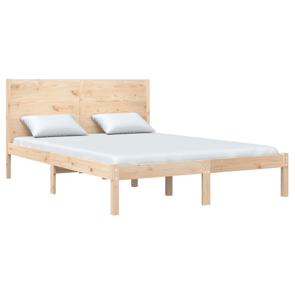 Bed Frame Solid Wood Pine 120x200 cm