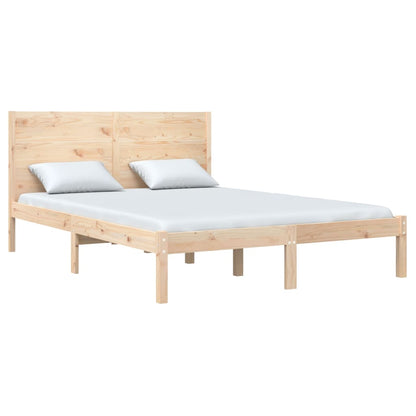 Bed Frame Solid Wood Pine 140x200 cm