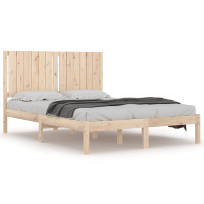 Bed Frame Solid Wood Pine 140x200 cm