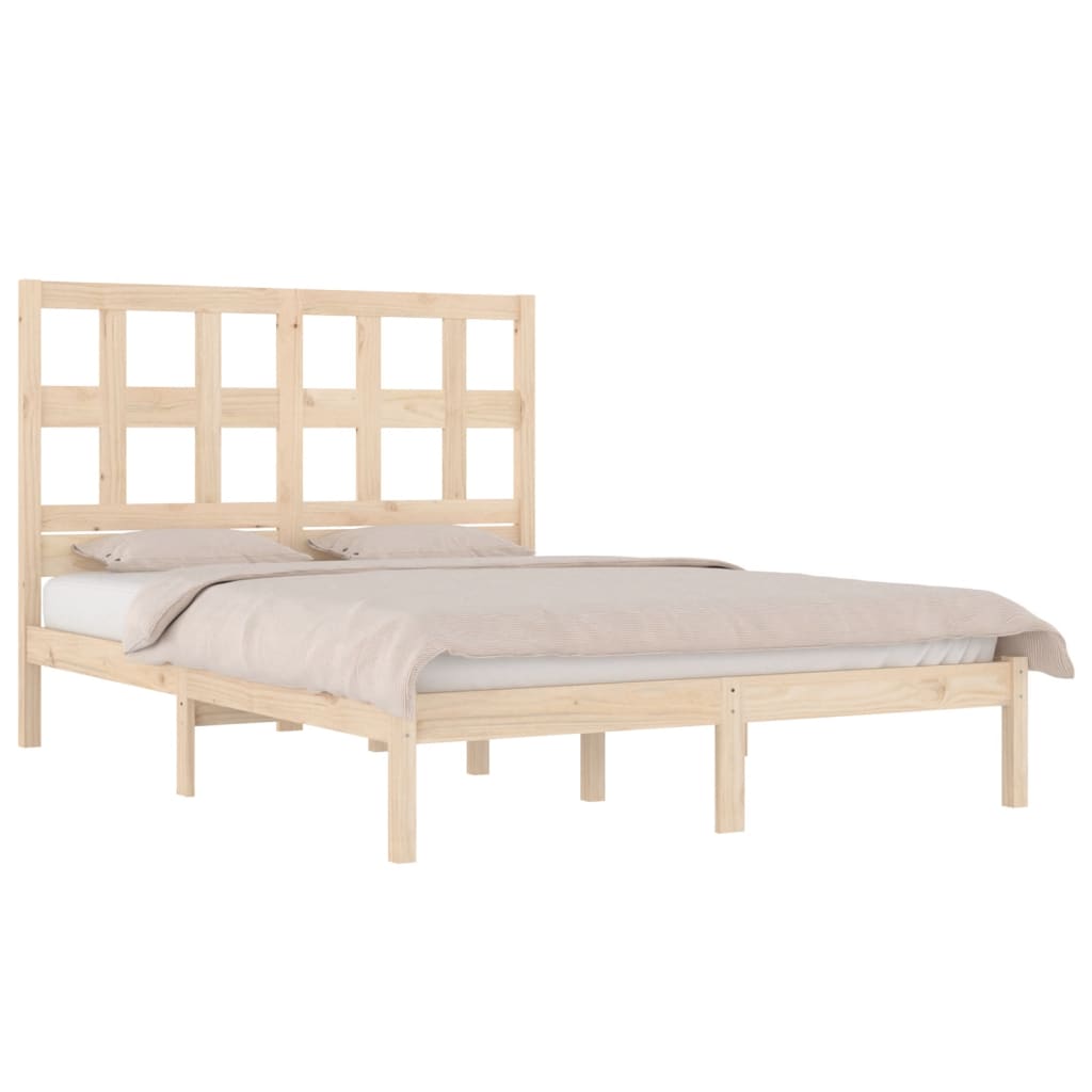 Bed Frame Solid Wood Pine 120x200 cm