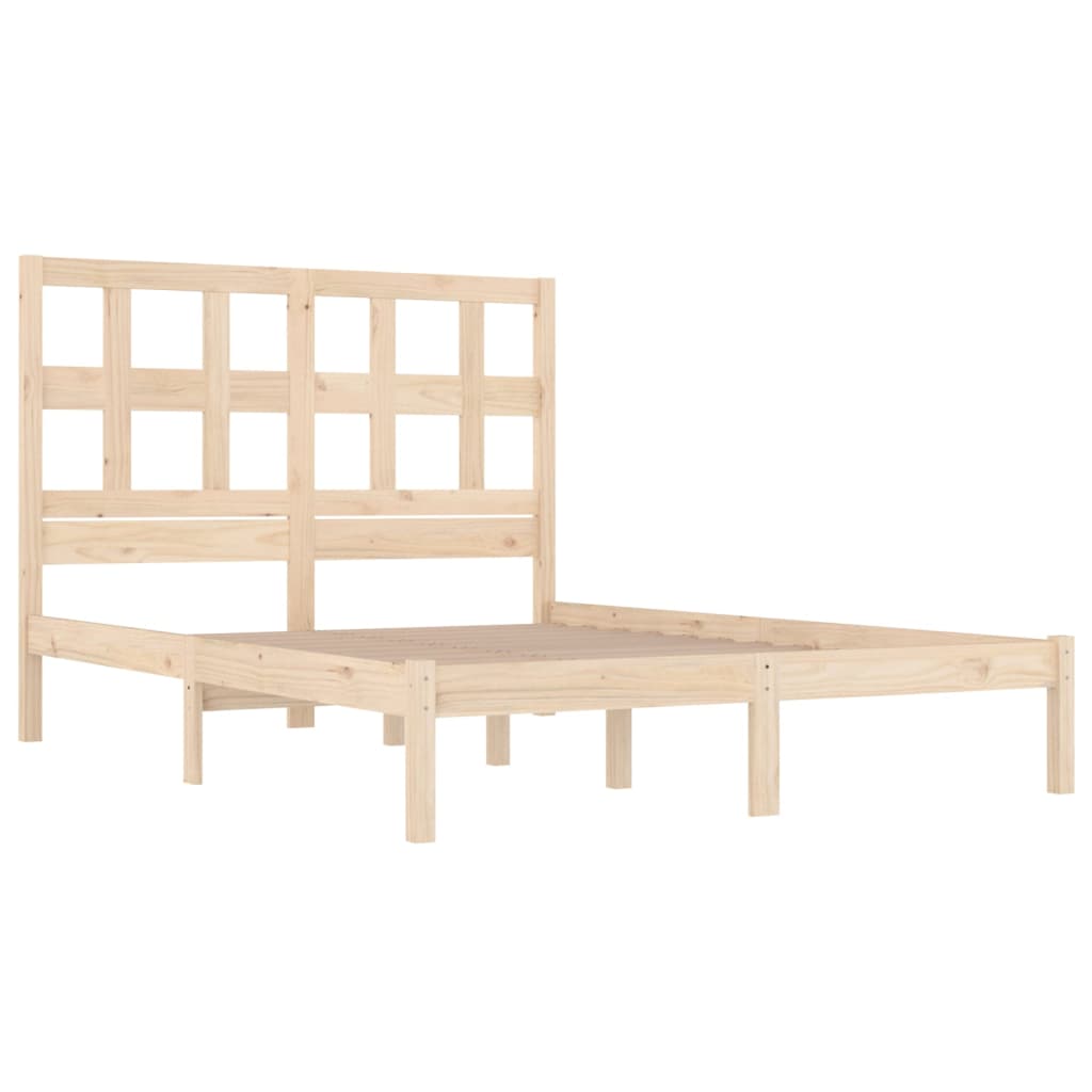 Bed Frame Solid Wood Pine 120x200 cm