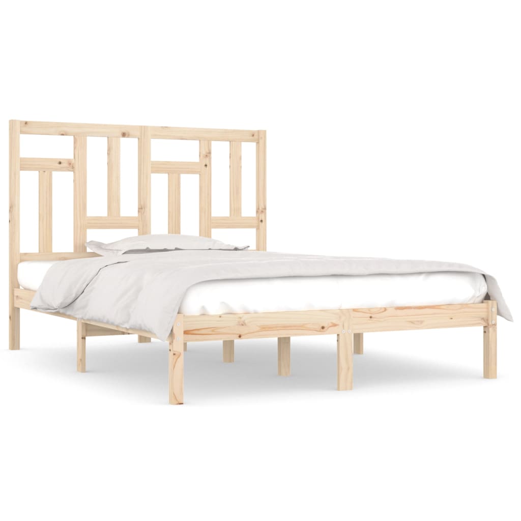 Bed Frame Solid Wood Pine 120x200 cm