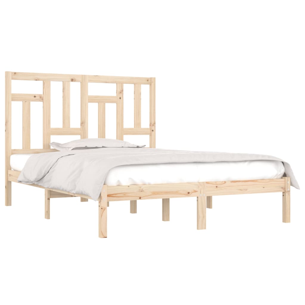 Bed Frame Solid Wood Pine 120x200 cm