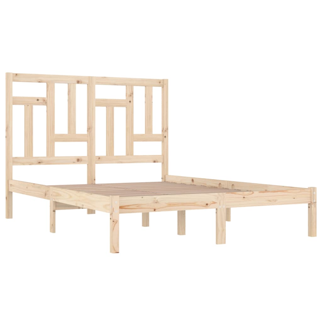 Bed Frame Solid Wood Pine 120x200 cm