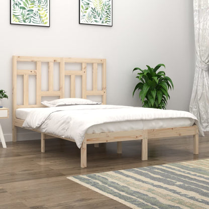 Bed Frame Solid Wood Pine 200x200 cm