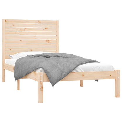 Bed Frame Solid Wood 90x200 cm