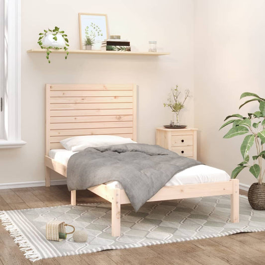 Bed Frame Solid Wood 90x200 cm