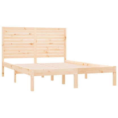 Bed Frame without Mattress 120x200 cm Solid Wood