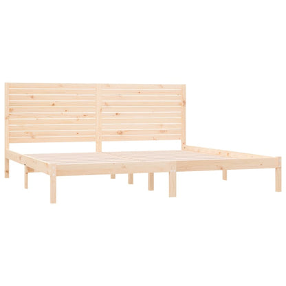 Bed Frame without Mattress 200x200 cm Solid Wood