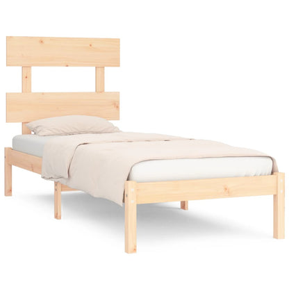 Bed Frame without Mattres 90x200 cms Solid Wood