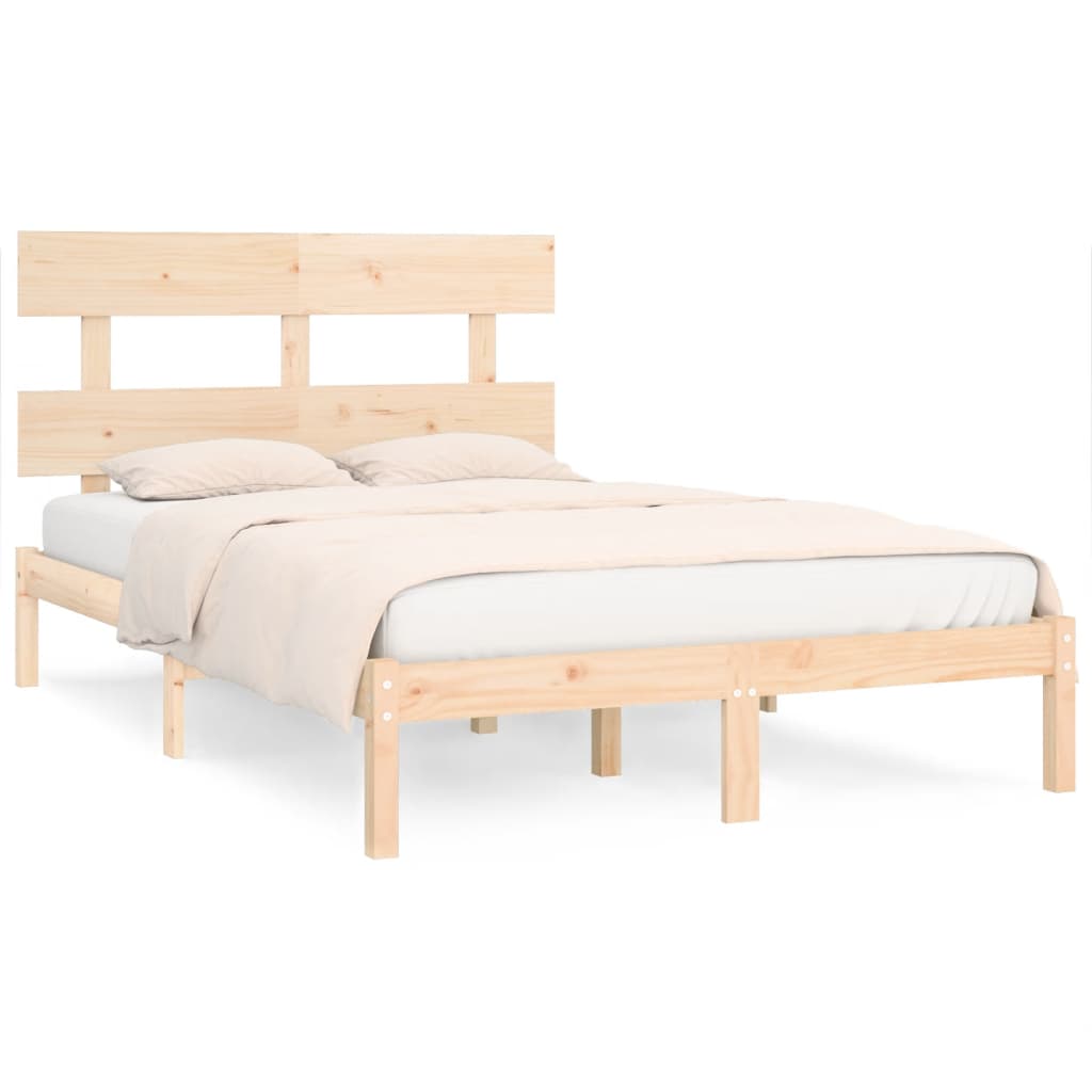 Bed Frame Solid Wood 180x200 cm Super King Size