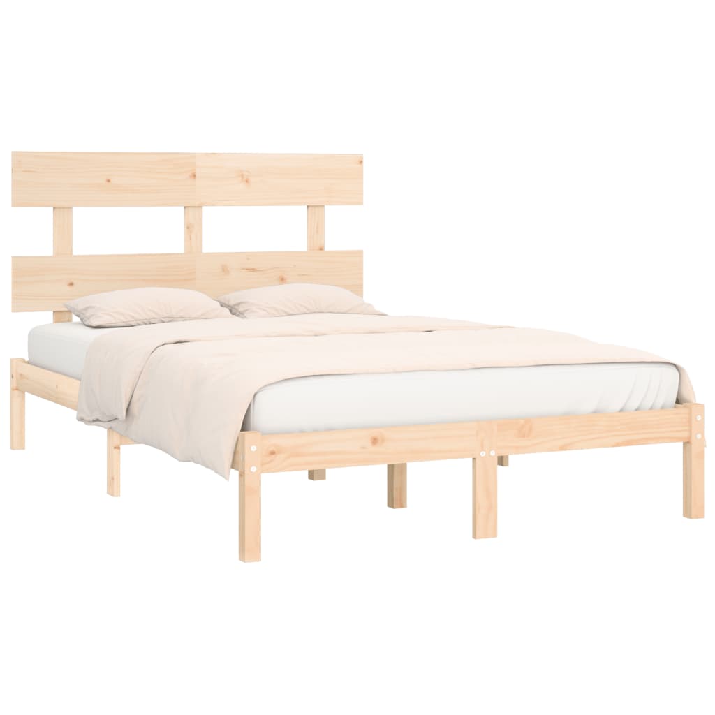 Bed Frame Solid Wood 180x200 cm Super King Size