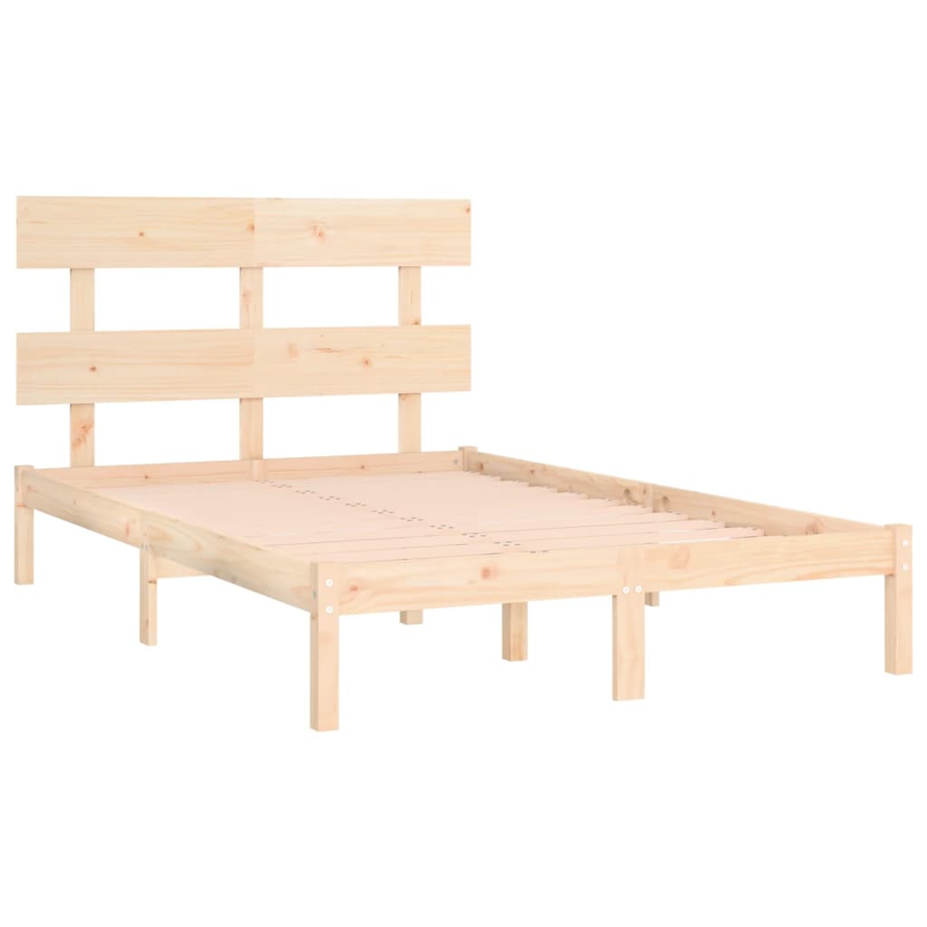 Bed Frame Solid Wood 180x200 cm Super King Size