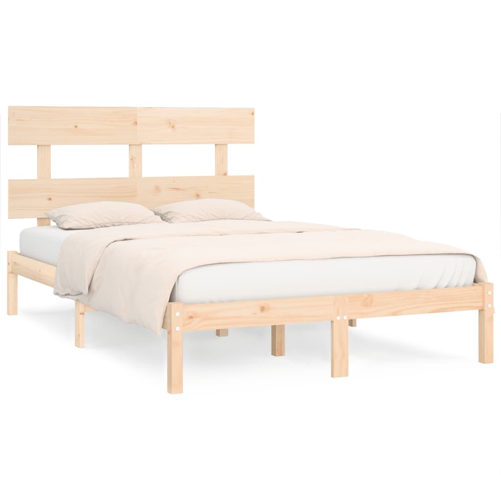 Bed Frame Solid Wood 200x200 cm