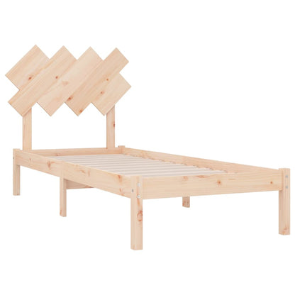 Bed Frame without Mattress 90x190 cm Single Solid Wood