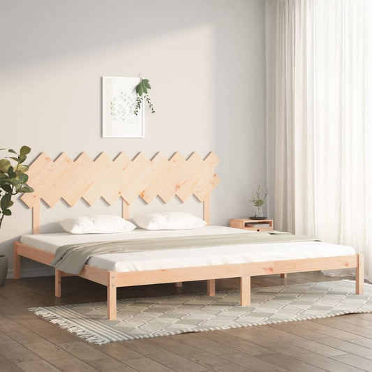 Bed Frame 200x200 cm Solid Wood