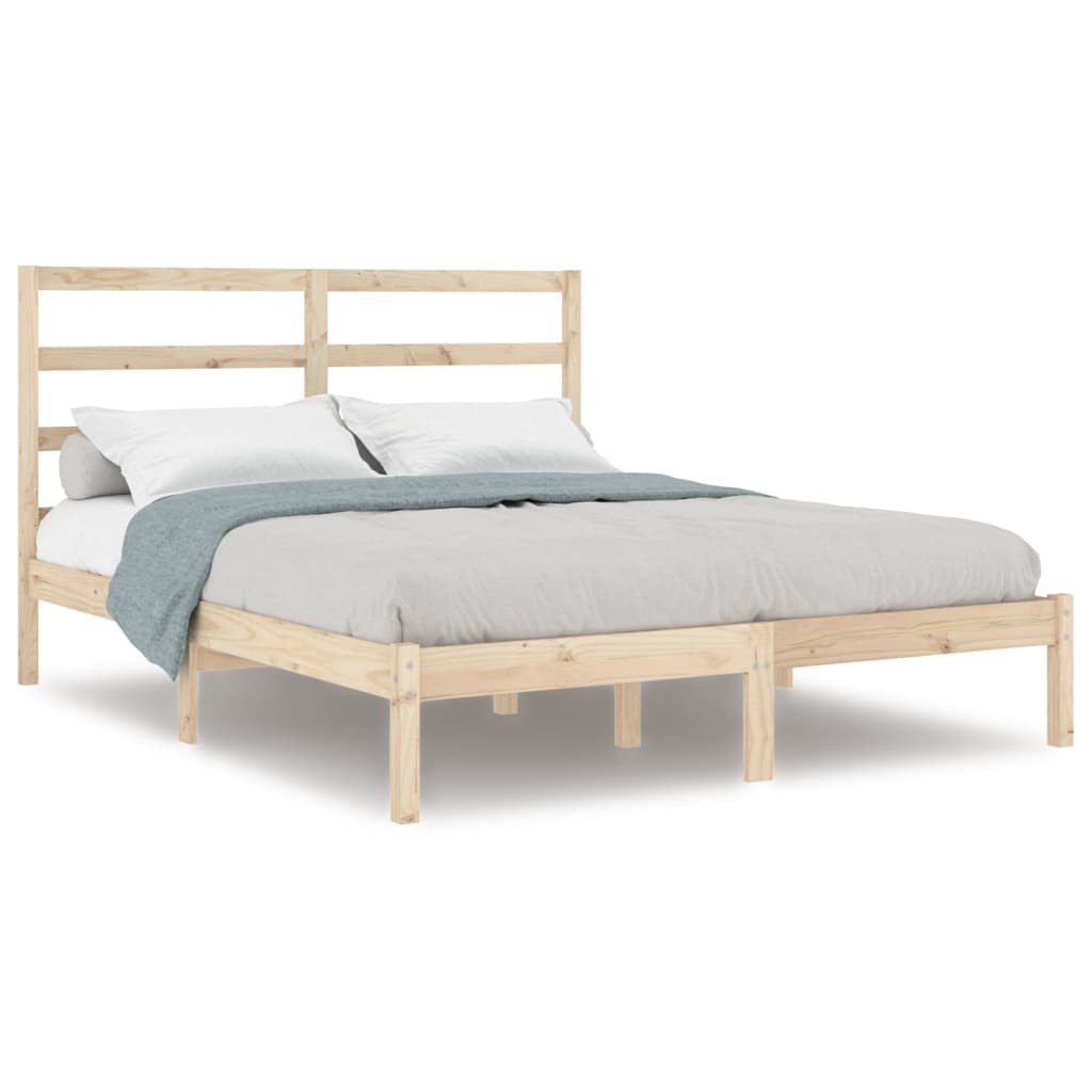 Bed Frame Solid Wood Pine 120x200 cm