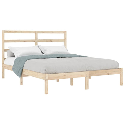 Bed Frame Solid Wood Pine 120x200 cm