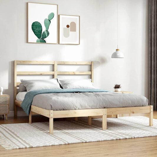 Bed Frame Solid Wood Pine 120x200 cm