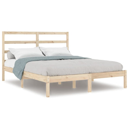 Bed Frame Solid Wood Pine 160x200 cm