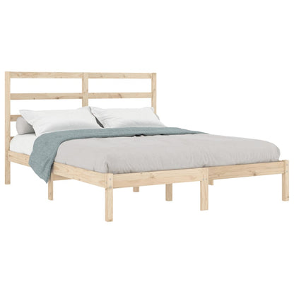 Bed Frame Solid Wood Pine 160x200 cm