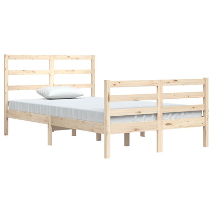 Bed Frame Solid Wood Pine 120x200 cm