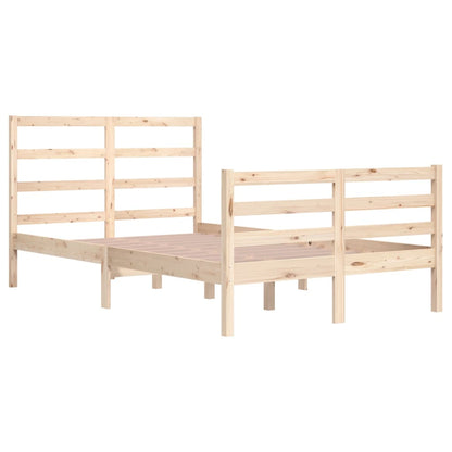 Bed Frame Solid Wood Pine 120x200 cm