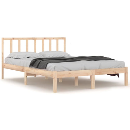 Bed Frame Solid Wood Pine 140x200 cm