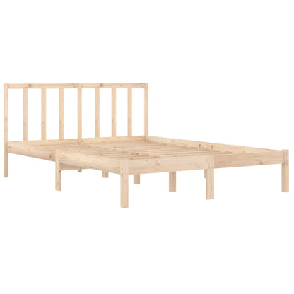 Bed Frame Solid Wood Pine 140x200 cm