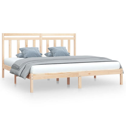 Bed Frame Solid Wood 200x200 cm