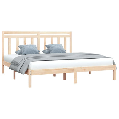 Bed Frame Solid Wood 200x200 cm