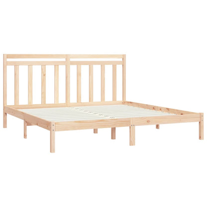 Bed Frame Solid Wood 200x200 cm