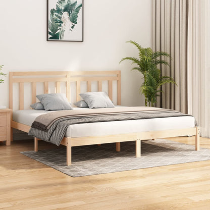 Bed Frame Solid Wood 200x200 cm