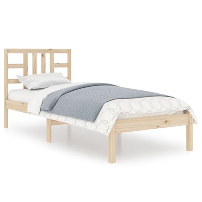 Bed Frame without Mattress 90x190 cm Single Solid Wood