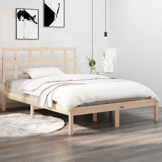 Bed Frame Solid Wood 120x200 cm