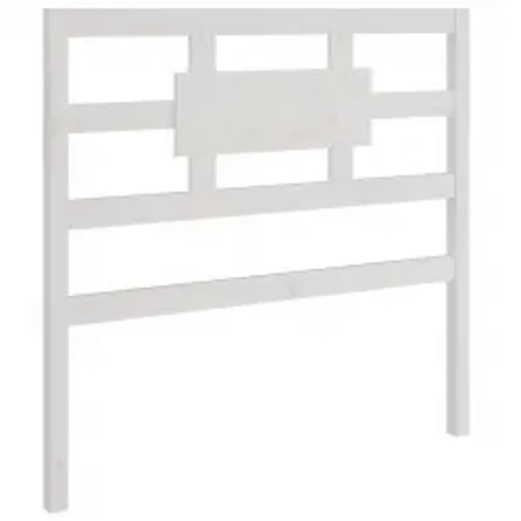 Bed Frame without Mattress White 90x190 cm Single Solid Wood