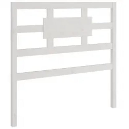 Bed Frame without Mattress White 90x190 cm Single Solid Wood