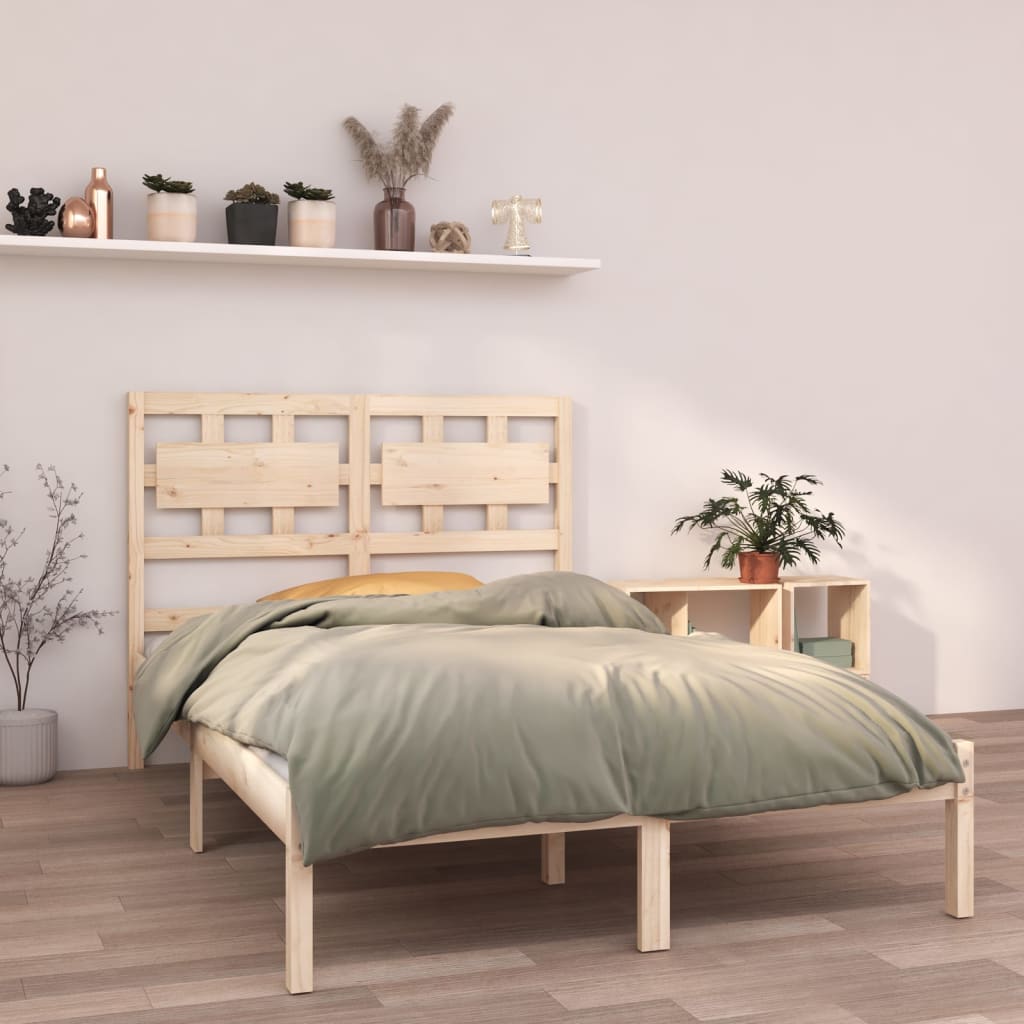 Bed Frame Solid Wood 135x190 cm Double