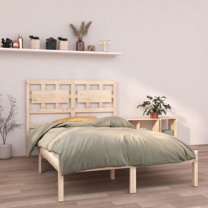 Bed Frame Solid Wood 135x190 cm Double