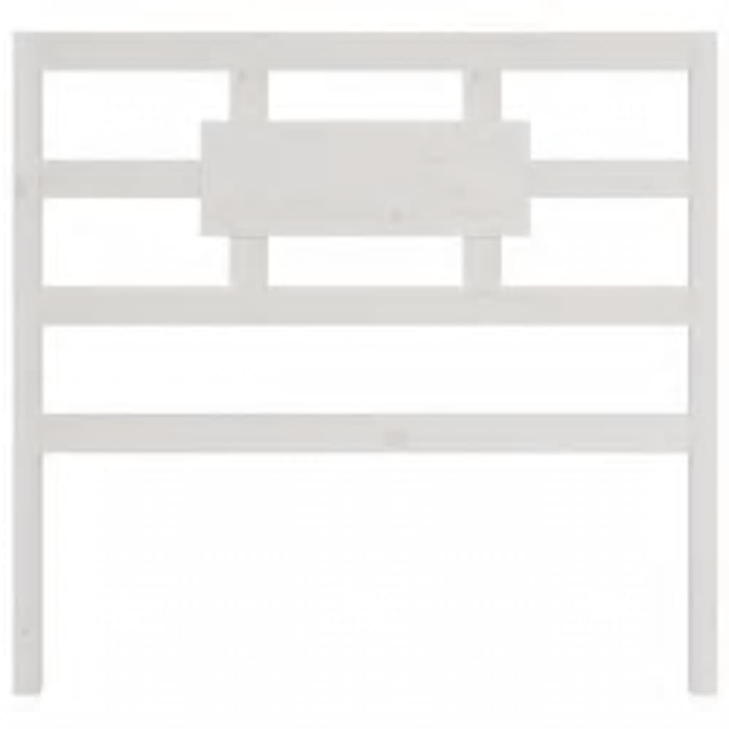 Bed Frame without Mattress White 100x200 cm Solid Wood